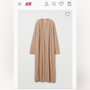 H&M long cardigan- like new